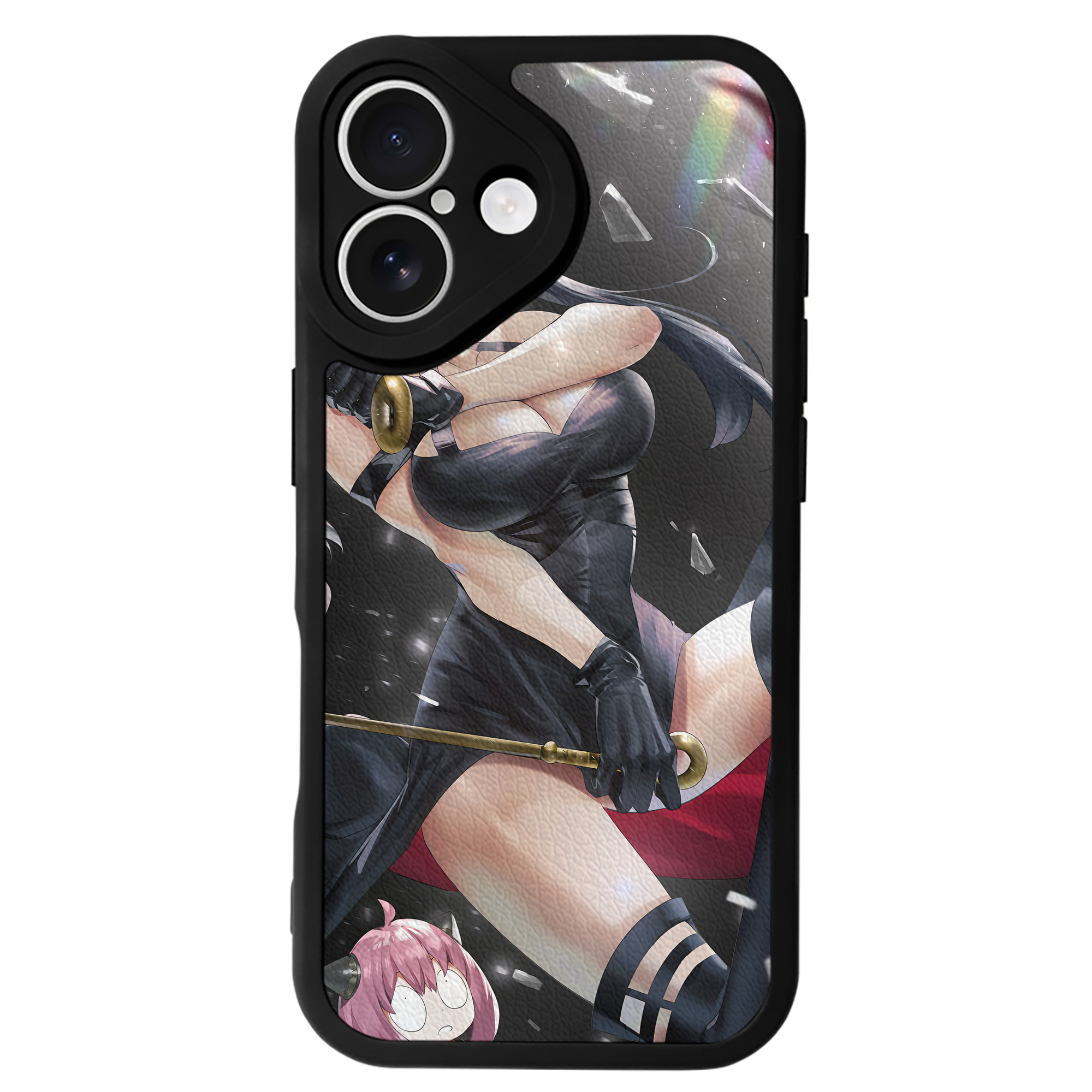 （画像用） SPY×FAMILY间谍家家酒 【iPhone 16シリーズ対応】シリコンスマホケース（レザー調） 材質：シリコン